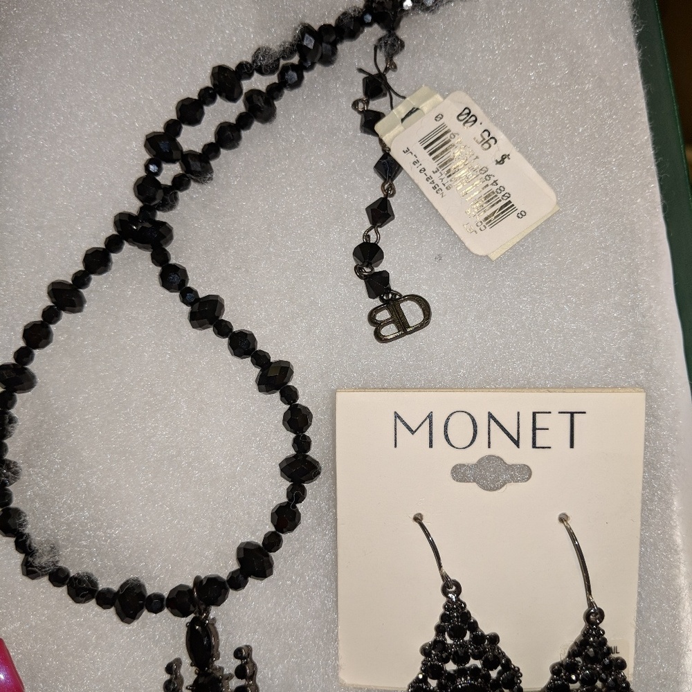 Necklace and earrings